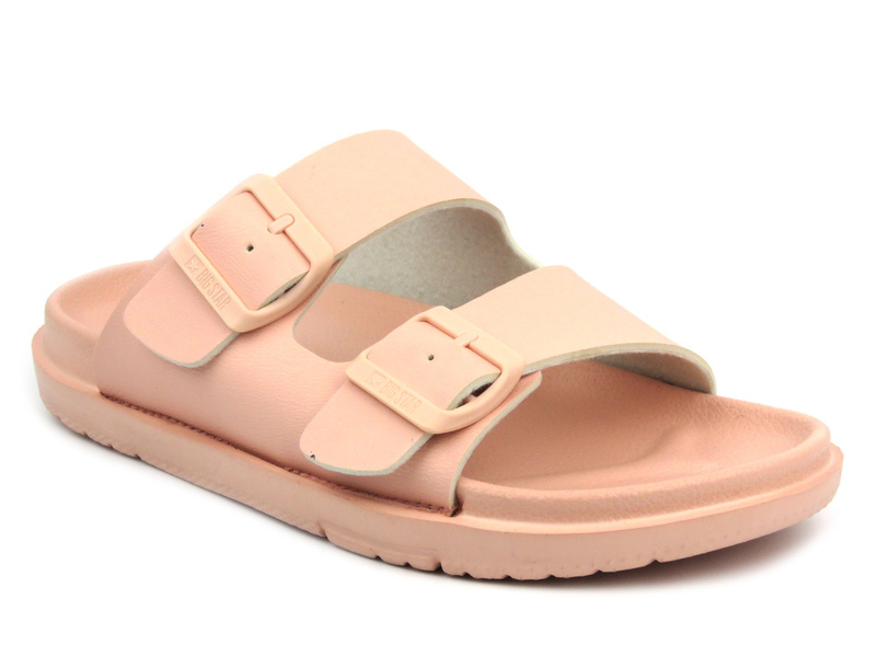 Dámské gumové žabky s přezkou - Big Star LL274615, černé