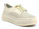 Ažurové polobotky, dámské tenisky - Artiker 54C1707, béžová barva