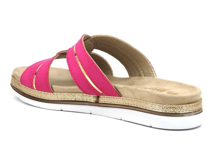 Dámské žabky na léto a dovolenou - INBLU SA-43, fuchsiové