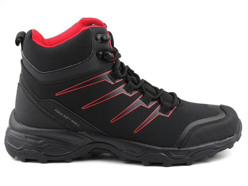 Pánské vysoké trekingové kalhoty DK Soft Shell 2203, černé