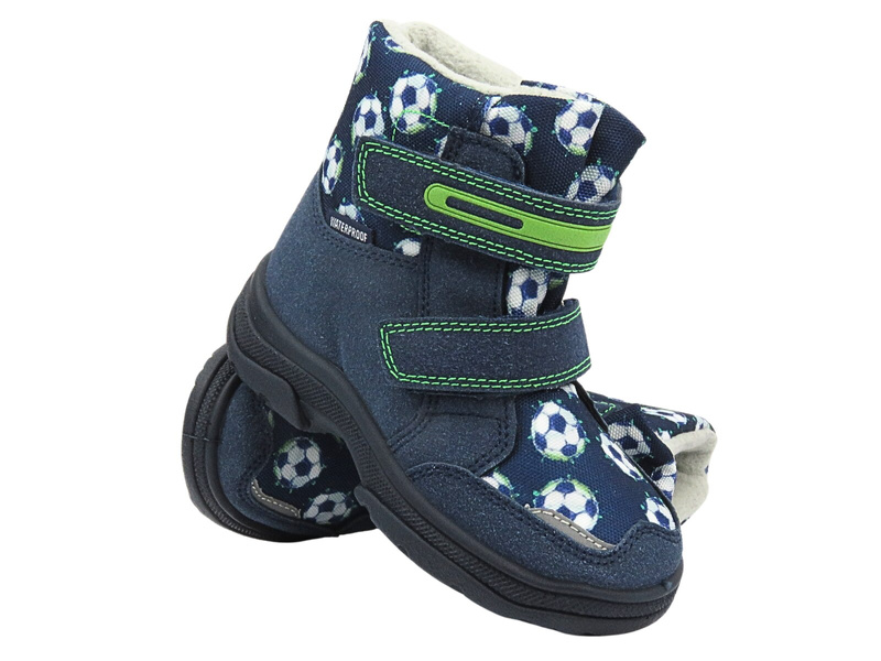 Dětské Sněhule - BEFADO 615X004, Tmavě Modré na Suchý Zip