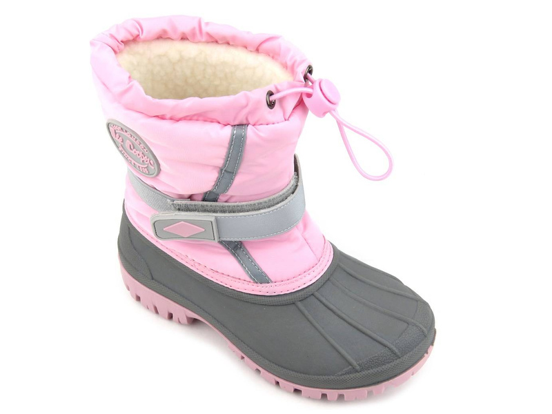 Dětské sněhule LEE COOPER LCJ-21-44-0521K, růžové, nastavitelné