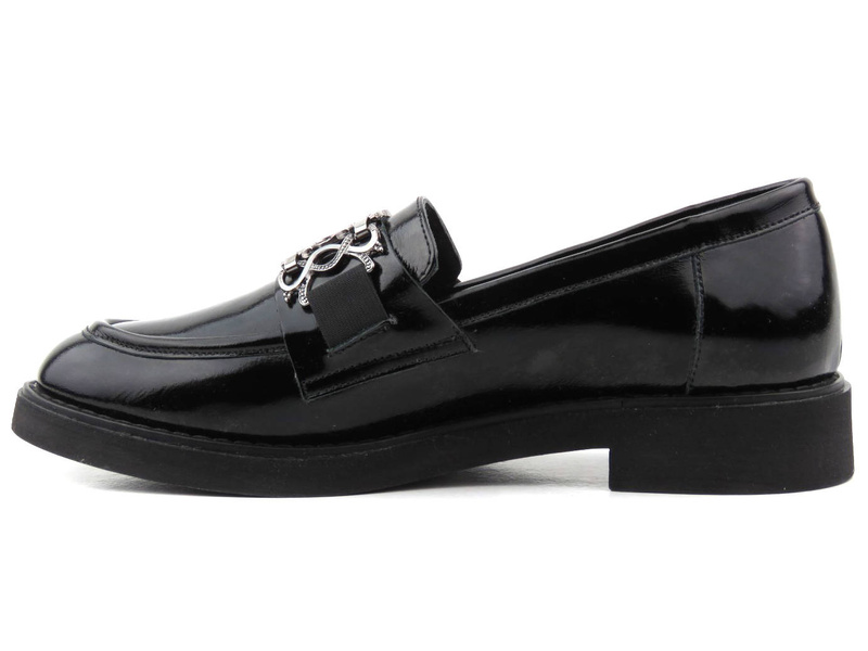 Dámské mokasíny se zdobením - VENEZIA 0411904652, černé