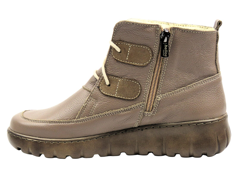 Dámské kotníkové boty polské značky HELIOS Komfort 795, khaki