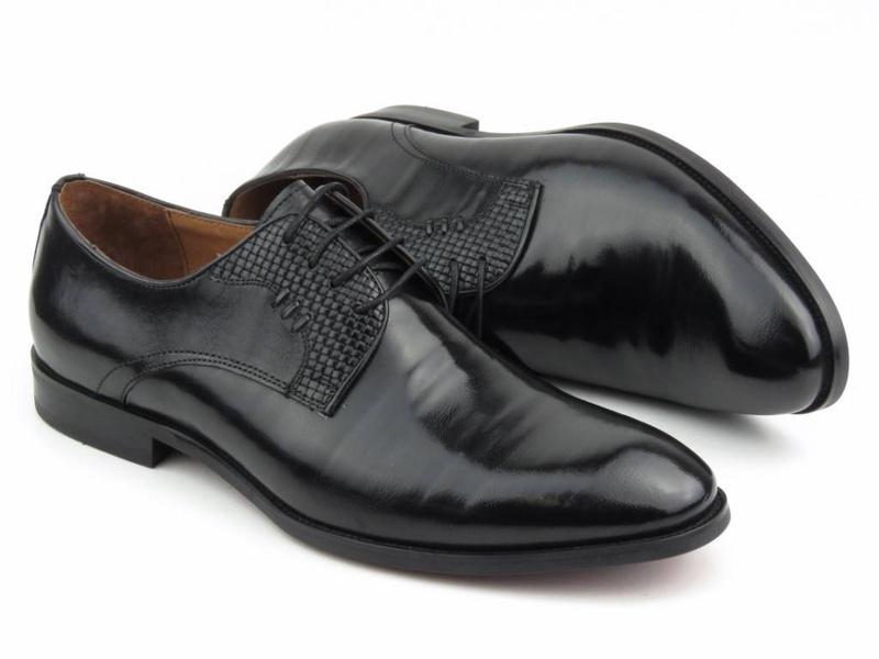 Vysoce kvalitní pánská společenská obuv JOHN DOUBARE Y353-24-434, černá