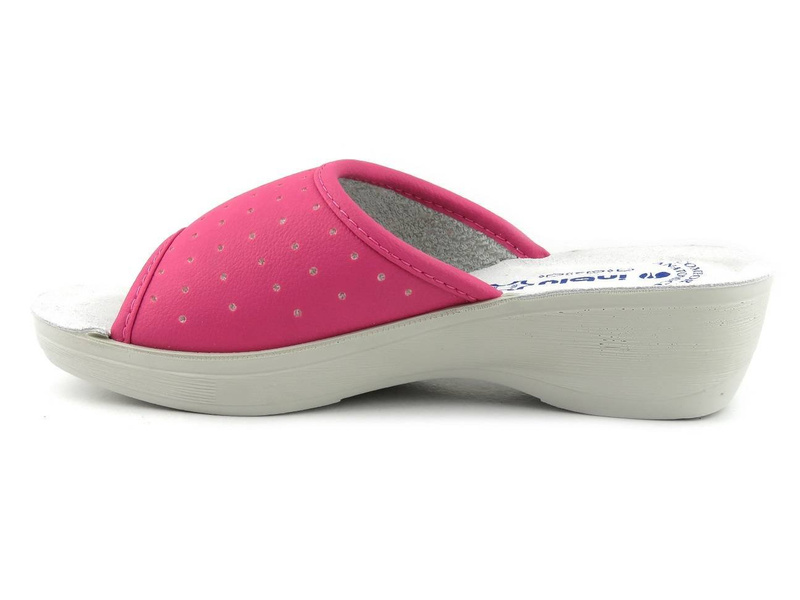 Dámské žabky s prolamovaným svrškem - INBLU PL-45, růžové