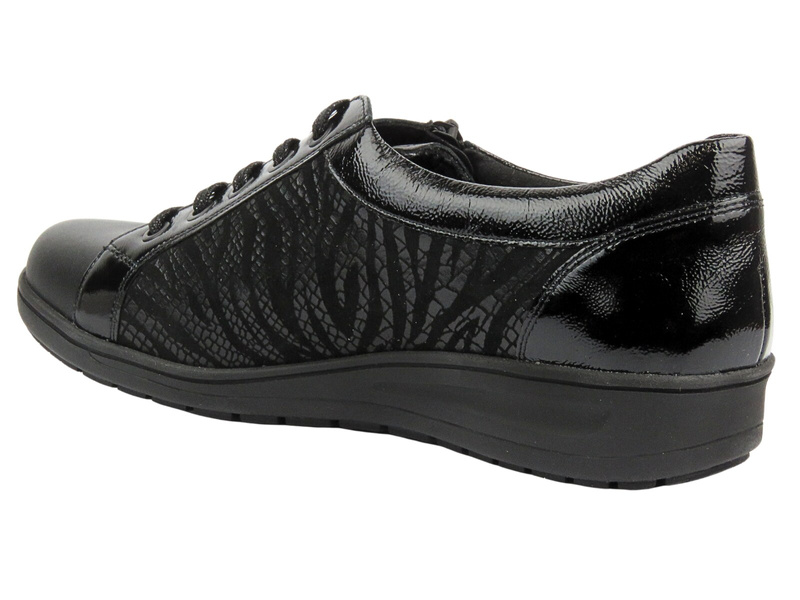 Pohodlné, kožené dámské boty - Berkemann Susanna 05351-940, černé