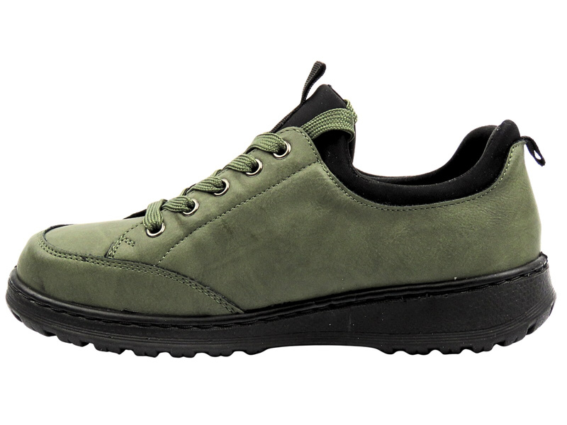 Sportovní dámské polobotky zelené Potocki 25-90359