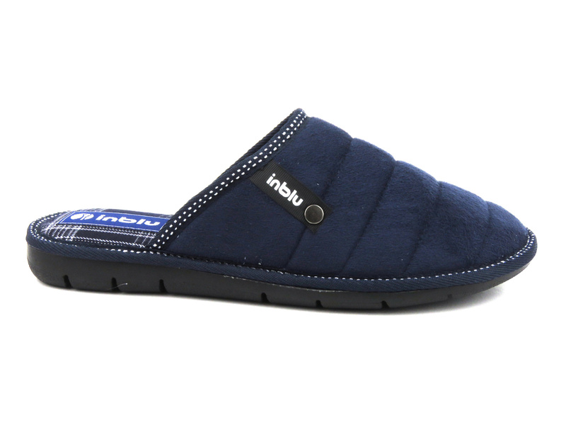 Pánské pantofle z měkkého materiálu - Inblu 91-27, tmavě modrá
