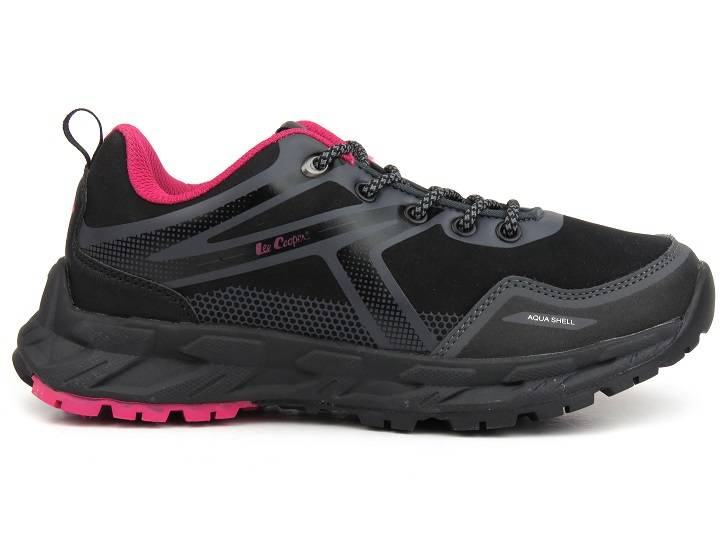 Dámské nízké trekingové kalhoty s Aqua Shell - LEE COOPER 22-01-1370L, černé