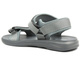 Pánské sportovní sandály na suchý zip - Big Star HH174843, šedé