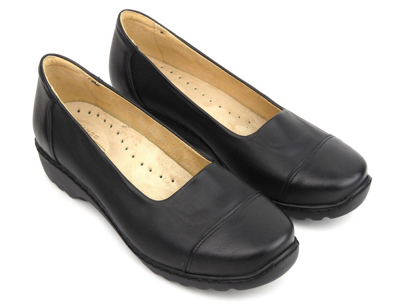 Pohodlné, měkké dámské boty se strečem - AXEL 1437, černá