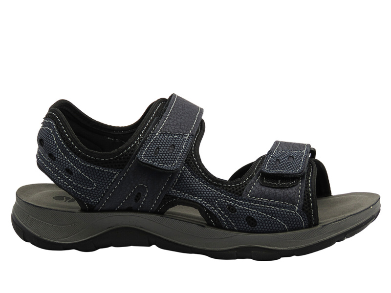 Pohodlné pánské klasické sandály tmavě modré INBLU TO-01