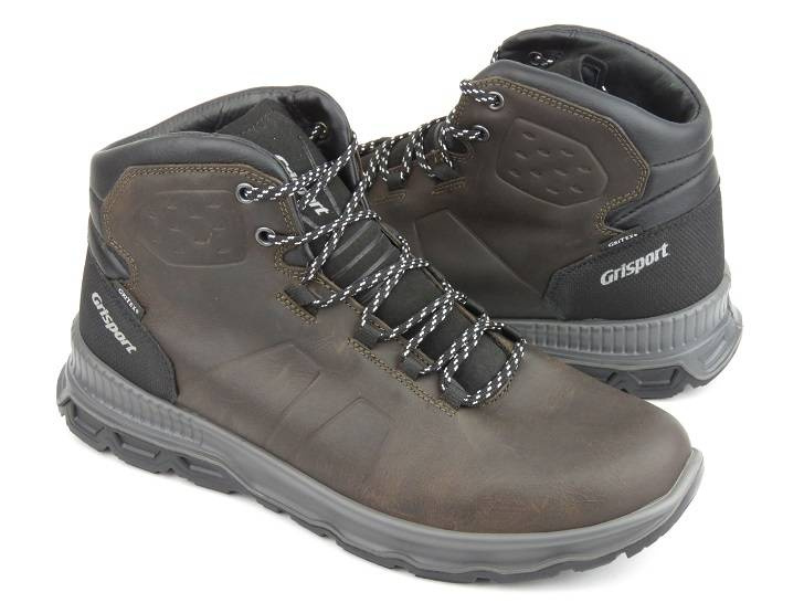 Italské pánské trekingové kalhoty s membránou - GRISPORT 14803T42G Marrone Texas, tmavě hnědé