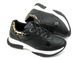 Sportovní boty, dámské tenisky - TOMMY HILFIGER T3A4-31173-1242999, černé s leopardím potiskem