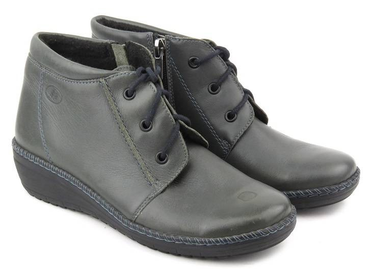 Dámské kotníkové boty - HELIOS Komfort 518-2, šedá II