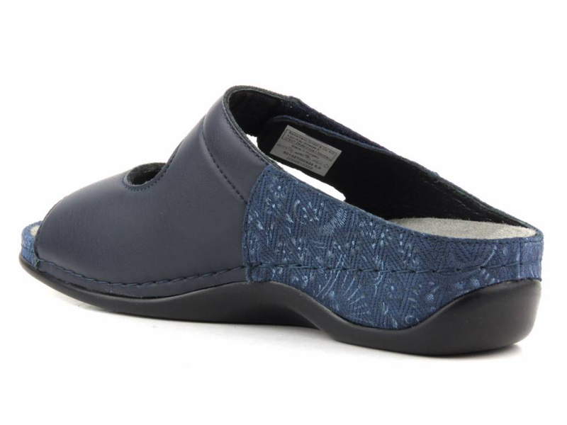 Pohodlné dámské zdravotní žabky - BERKEMANN Janna 01027-324, tmavě modrá