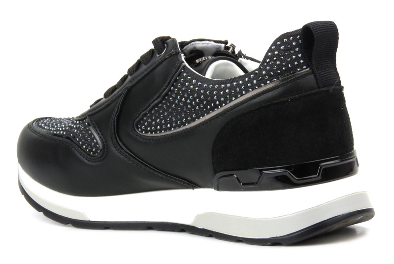 Dámské tenisky s krystaly - INBLU IN-323, černé