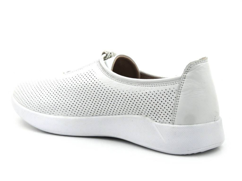 Dámské prolamované tenisky - VENEZIA 1345 R097, bílé