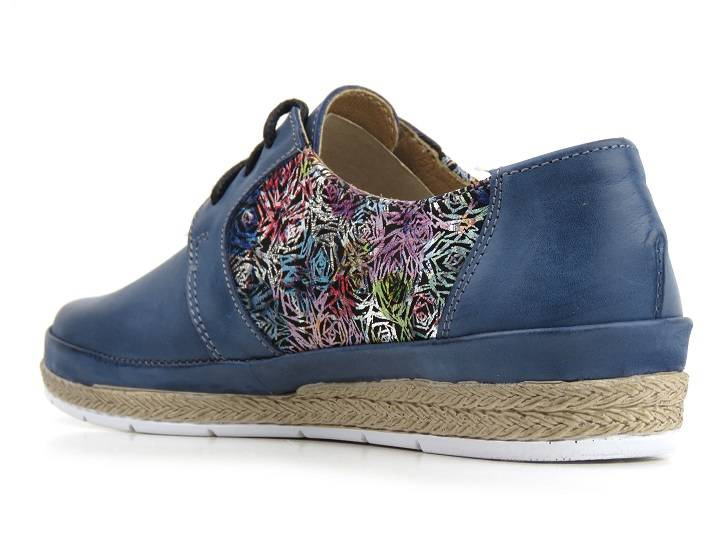 Dámské boty na jaro a léto - Helios Komfort 397, tmavě modrá