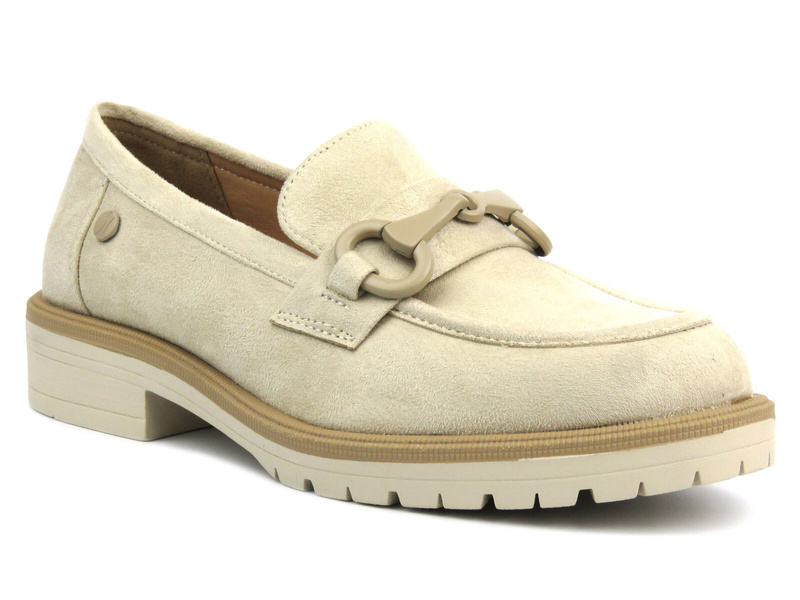 Dámské polobotky, mokasíny - Inblu IC-12, béžová barva