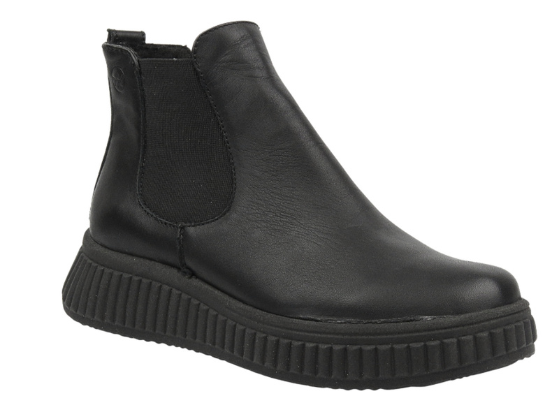 Pohodlné dámské lodičky z měkké kůže HELIOS Comfort 510P, černé