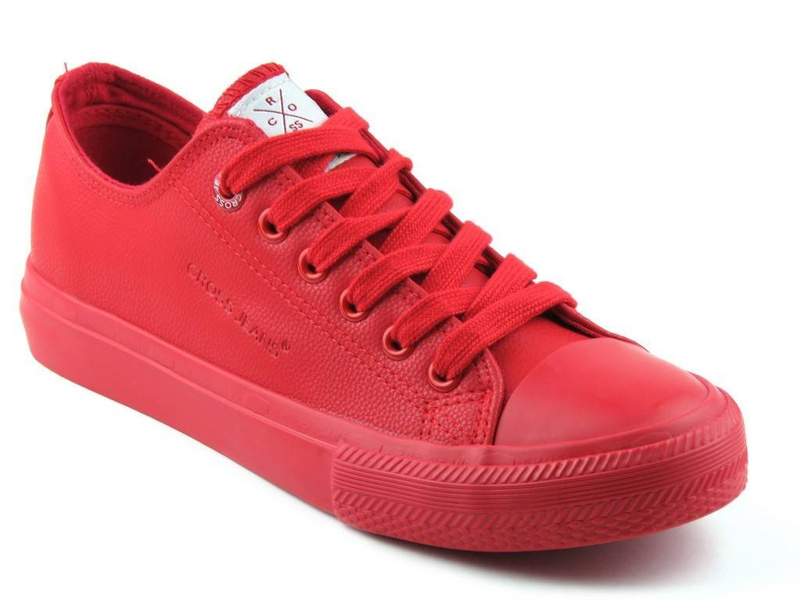 Dámské tenisky z ekokůže – Cross Jeans DD2R4032CFW20, červené