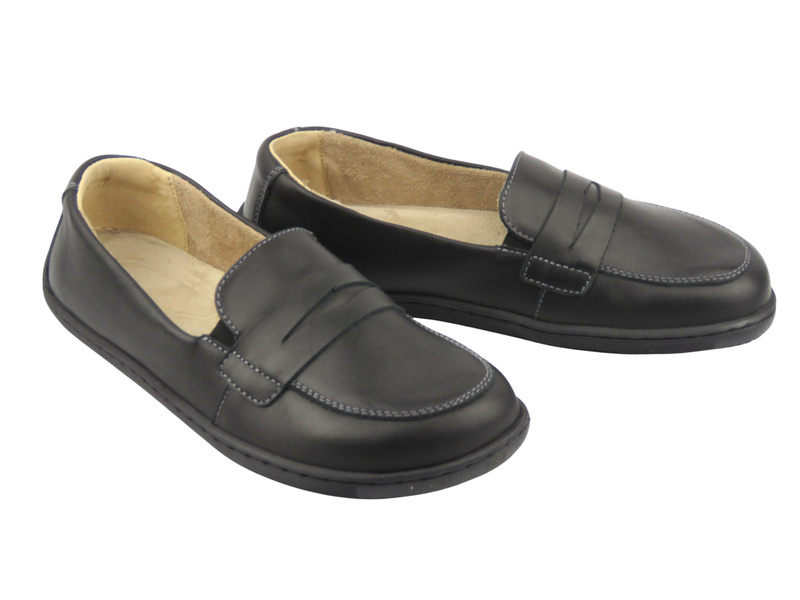 Barefoot obuv, dámské nazouvací polobotky Helios 433 bílé