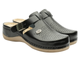 BERKEMANN 01753-473 Dámské kožené žabky s podpatky Slip-on Brown