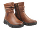 Stylové, zateplené dámské kotníkové boty Cambell 25-19304, hnědé
