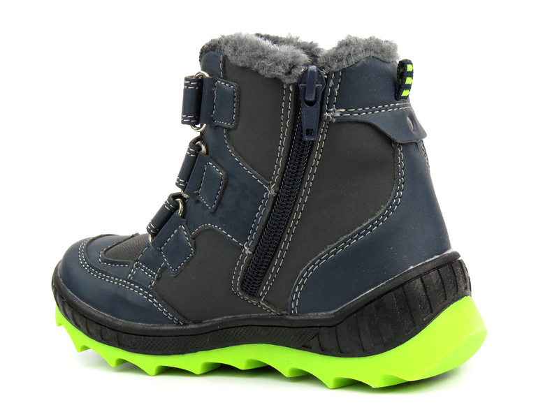 Chlapecké dětské boty AMERICAN CLUB 87357, tmavě modrá