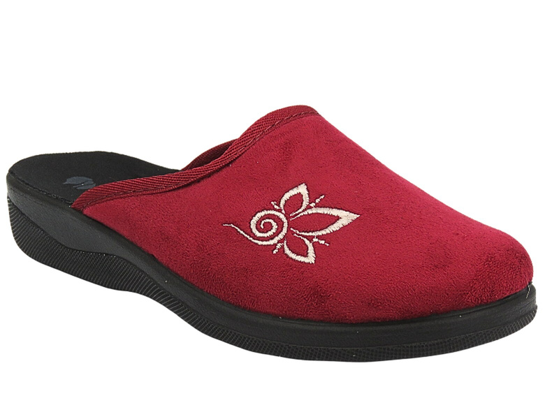 Dámské domácí pantofle - Inblu CU-2D Maroon - Slip-On