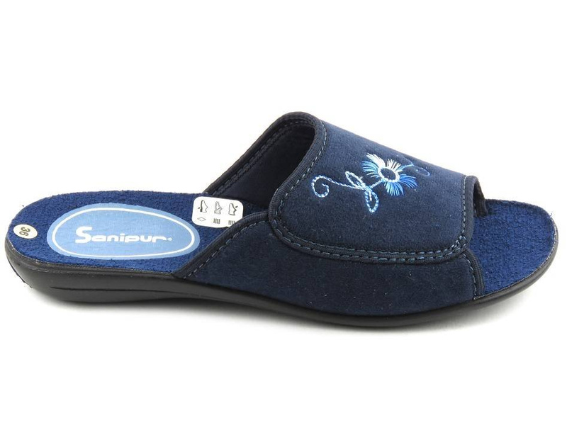 SANIPUR 10-01 dámské pantofle, tmavě modrá