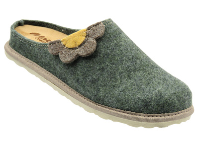 Pohodlné dámské pantofle INBLU CS-43, zelené