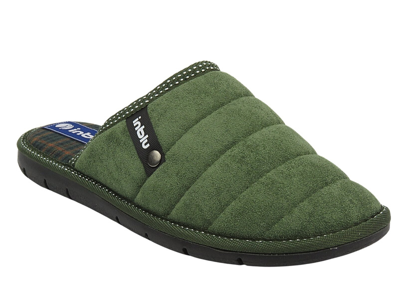 Pánské pantofle z měkkého materiálu - Inblu 91-27, zelené