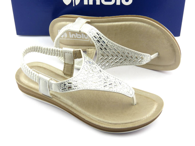 Dámské nazouváky - Inblu BA-43, bílé