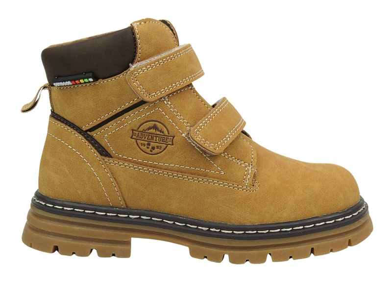 Dětské boty American Club - XD 100/23, hnědé