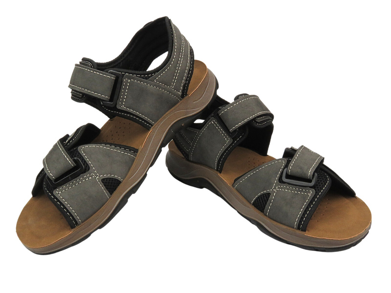 Pánské sandály memphis 1532-003, šedé