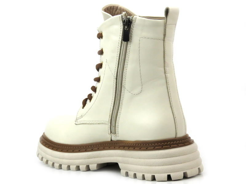 Dámské kožené kotníkové boty - VENEZIA 0765572, béžové