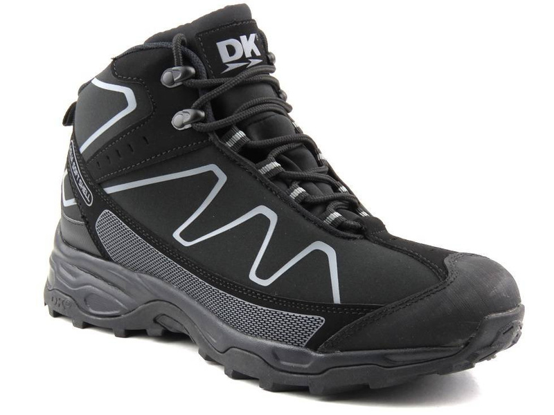 Pánské vysoké trekingové kalhoty DK Aqua SoftShell 2147, černé