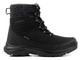 Sněhule, dámské zimní boty s materiálem Softshell - DK TECH 2104, černá a šedá