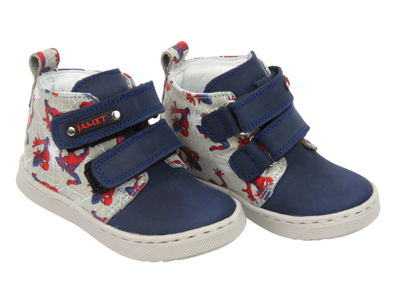 Dětské boty, boty na suchý zip - Jamet 1102, tmavě modrá