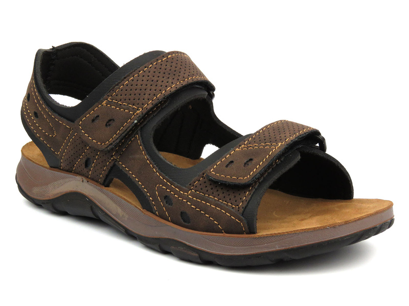 Pánské sandály INBLU TO-08, tmavě hnědé