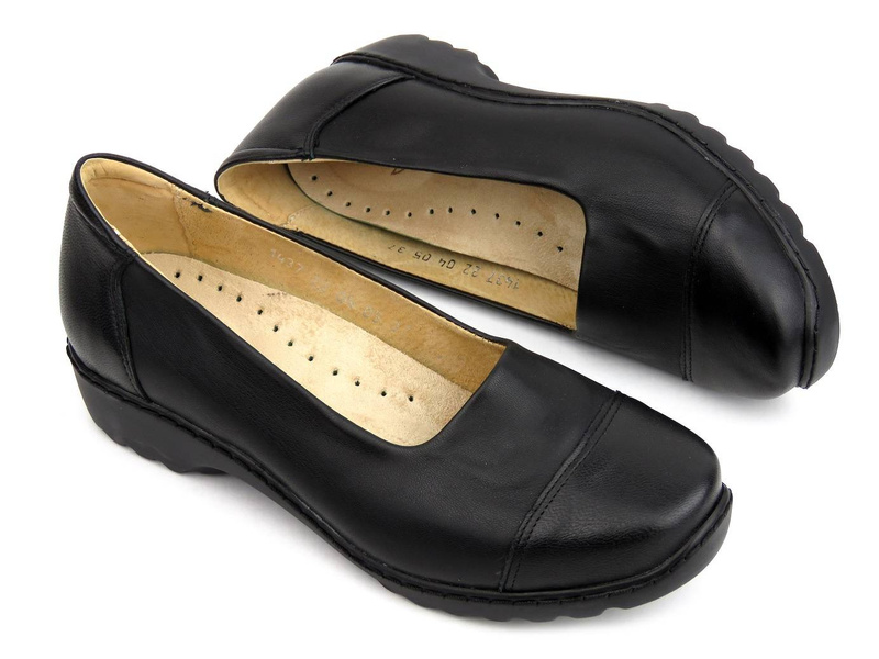 Pohodlné, měkké dámské boty se strečem - AXEL 1437, černá