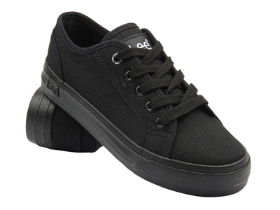 Pánské černé plátěné tenisky Lee 50251047.11A