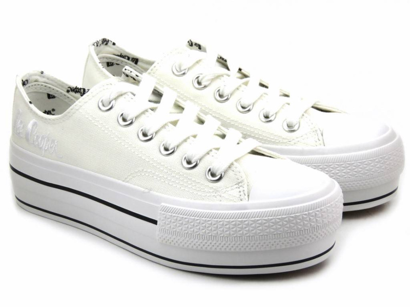 Dámské tenisky, creepers LEE COOPER LCW-22-31-0842L, bílé