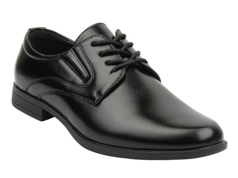 Elegantní dětské polobotky, komunioní boty - Unisoft 24ML26-6777, černé