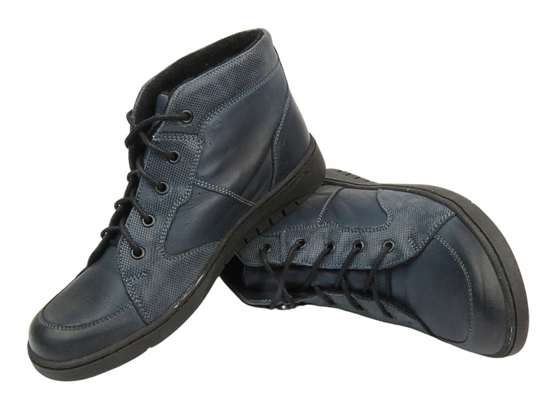 Dámské boty ve sportovním stylu - HELIOS Comfort 529, tmavě modrá