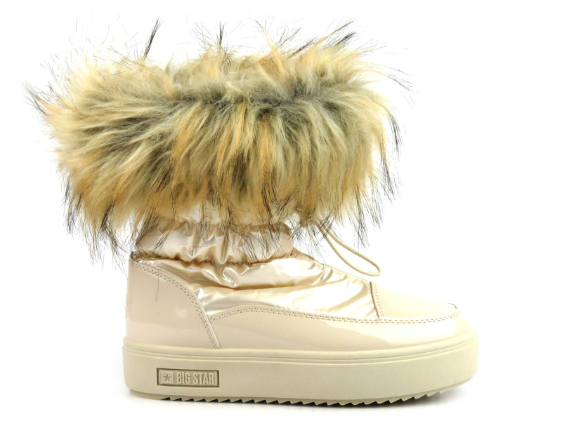 Teplé eskymácké sněhule pro ženy - Big Star MM274380, béžové