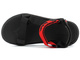 Dámské sportovní sandály na suchý zip - Lee Cooper LCW-22-34-0954, červeno-černé